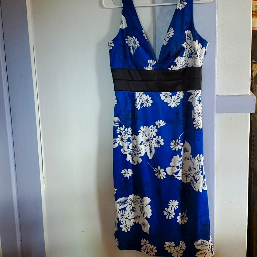 Blue flower dress